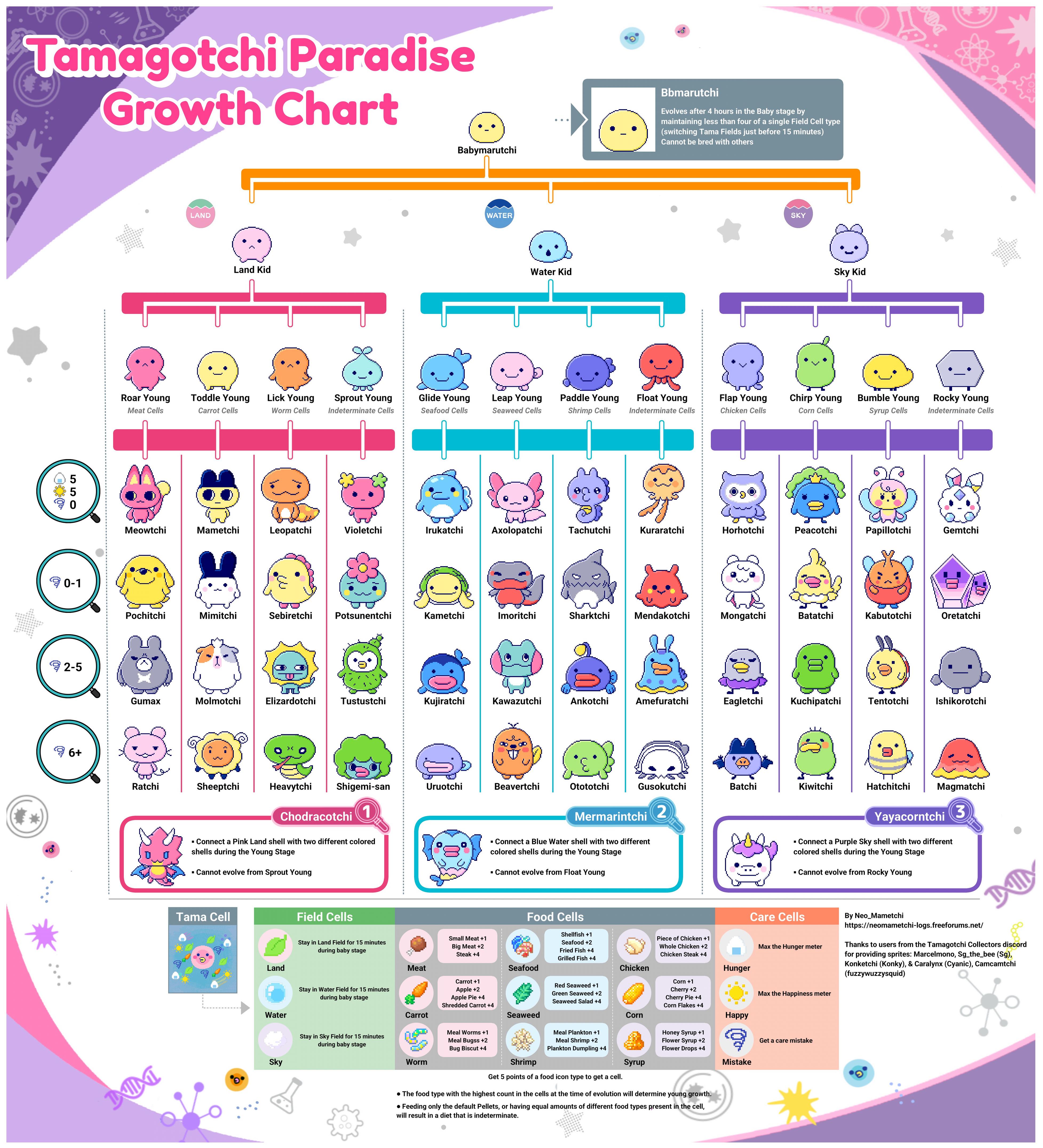 Paradise Growth Chart
